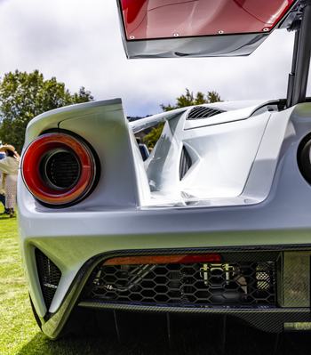Ford GT White Rear Air Duct