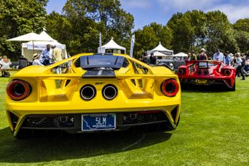 Ford GT Yellow Rear