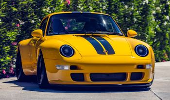 Gunther Werks Porsche 993 Yellow Front View