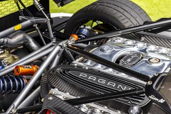Pagani Huayra Roadster BC Engine Bay V12
