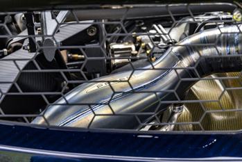 Pagani Huayra Roadster BC Engine Bay with Pipe Welds